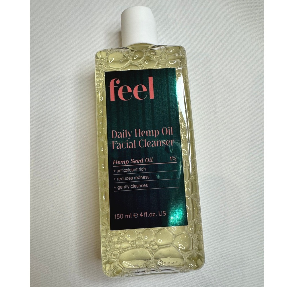 Feel‎ Daily Hemp Oil Facial Cleanser 5oz New Sealed Antioxidant Redness Relief